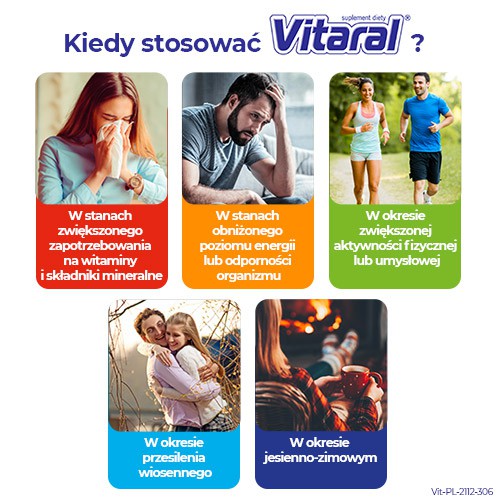 Zdjęcie produktu - 2 Vitaral, 70 tabletek (60+10)
