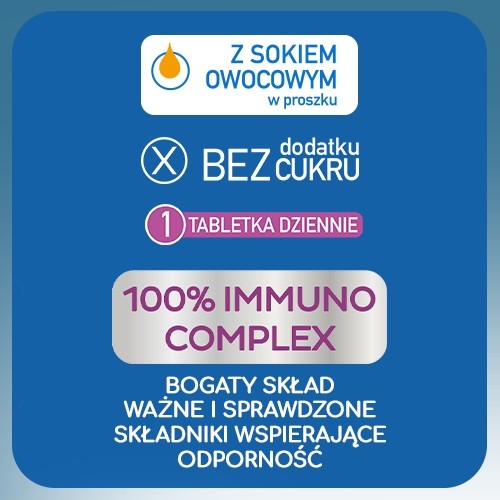 Zdjęcie produktu - 2 Plusssz Odporność Senior, witaminy i minerały, 20 tabl.musujace 