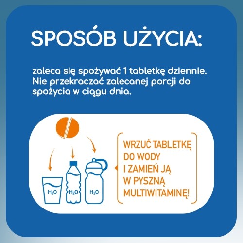 Zdjęcie produktu - 3 Plusssz Odporność Senior, witaminy i minerały, 20 tabl.musujace 