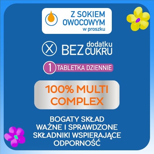 Zdjęcie produktu - 3 Plusssz Junior Multiwitamina Complex, 20 tabletek musujących