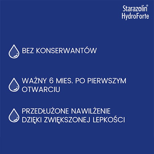 Miniaturka artykułu - #0 Starazolin HydroForte krople do oczu, 10 ml