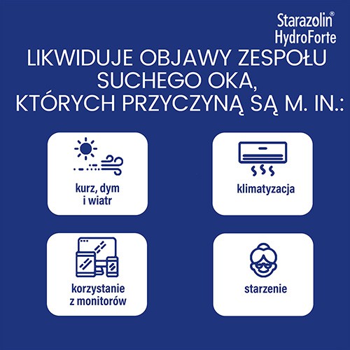 Zdjęcie produktu - 2 Starazolin HydroForte krople do oczu, 10 ml