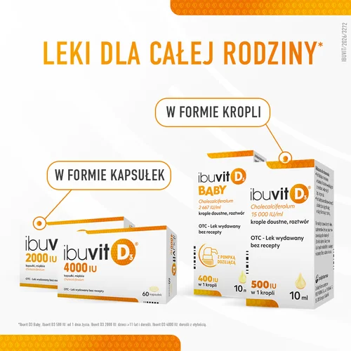 #6 – Ibuvit D3 4000 IU, 60 kapsułek
