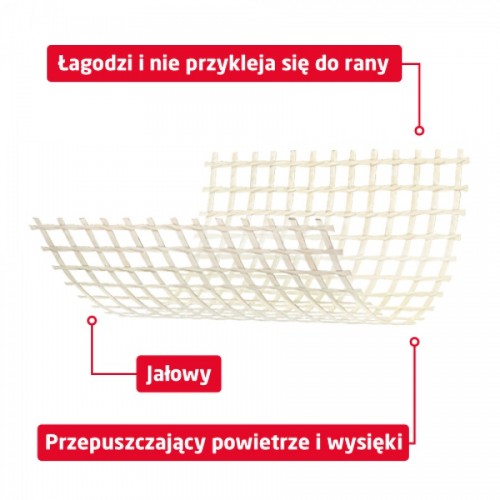 Miniaturka artykułu - #1 Leukoplast Cuticell Paraffin Opatrunek impregnowany parafiną 5x5 cm, 5 szt.