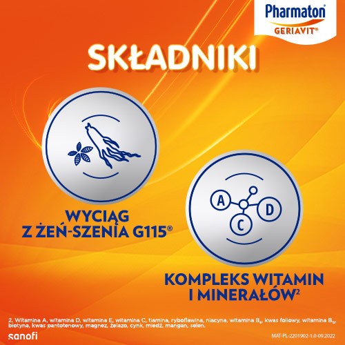 Zdjęcie produktu - 1 Pharmaton Geriavit, 30 tabl.
