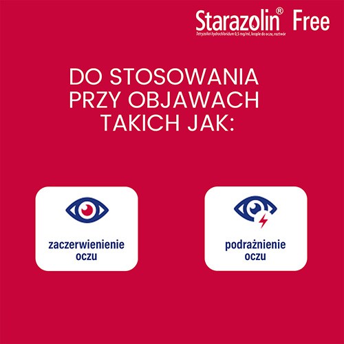 Zdjęcie produktu - 1 Starazolin Free Krople do oczu, 10ml