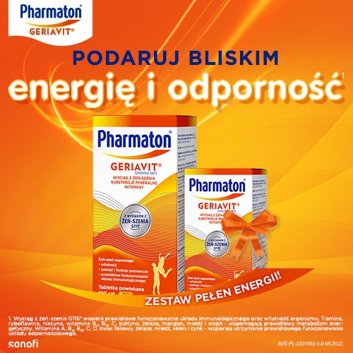 Zdjęcie produktu - 1 Pharmaton Geriavit Zestaw, 100 + 30 tab.
