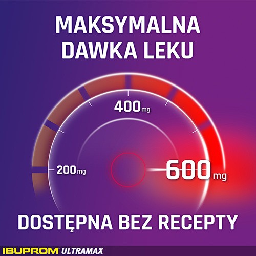 Zdjęcie produktu - 3 Ibuprom Ultramax 600 mg, 10 tabletek