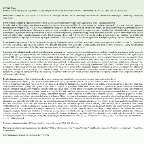 Zdjęcie produktu - 4 Xenna Zioła do zaparzania w saszetkach, 40 sasz.