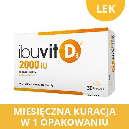 Zdjęcie produktu - 4 Ibuvit D3 2000iu, 30 kaps. miękkie
