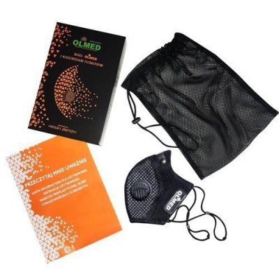 Zdjęcie produktu - 11 Maska Ochronna Olmed Czarna designed by Angelika J&oacute;zefczyk