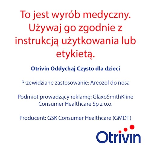 Miniaturka artykułu - #1 Otrivin Oddychaj Czysto dla dzieci, 100ml