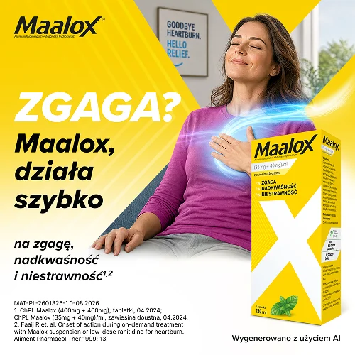#0 – Maalox Lek na zgagę i niestrawność w postaci zawiesiny - 250 ml