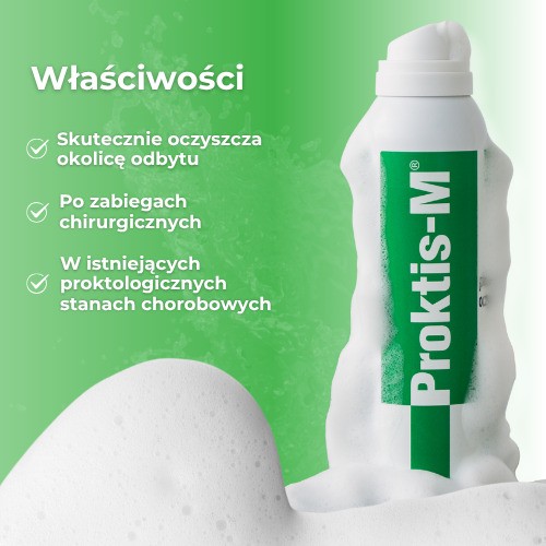 Miniaturka artykułu - #1 PROKTIS-M Pianka oczyszczająca, 150 ml