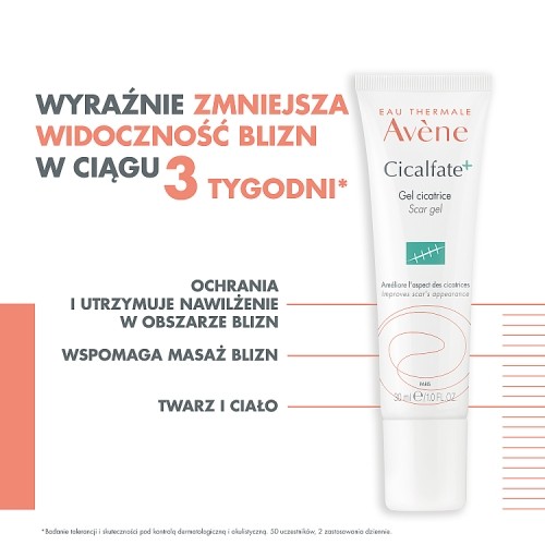 Miniaturka artykułu - #0 AVENE CICALFATE+ Żel na blizny, 30ml