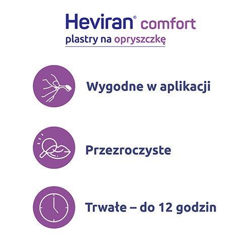 Miniaturka artykułu - #1 Heviran Comfort Plastry na opryszczkę,15szt.