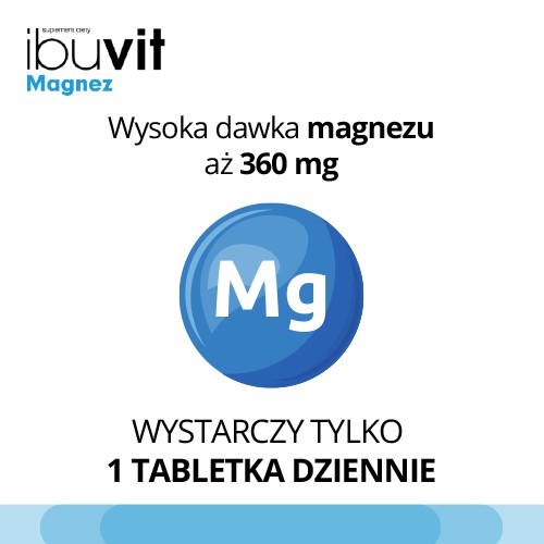 Zdjęcie produktu - 2 Ibuvit Magnez, 30 tabl.