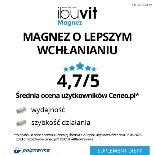 Zdjęcie produktu - 5 Ibuvit Magnez, 30 tabl.