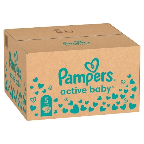 Zdjęcie produktu - 4 Pampers Active Baby rozmiar 5, 150 pieluszek