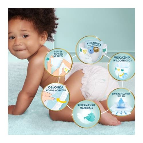 Miniaturka artykułu - #1 Pampers Premium Care Pieluszki rozmiar 5, 88 sztuk