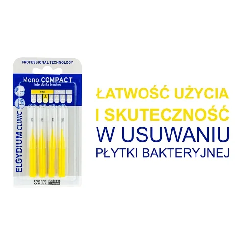 #1 – ELGYDIUM MONO COMPACT 2 szczoteczka międzyzębowa, 4szt.