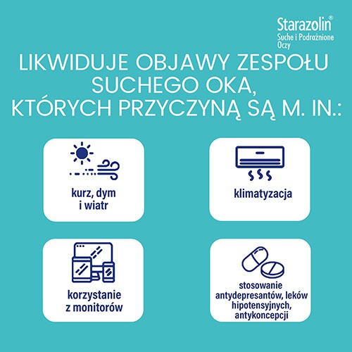Zdjęcie produktu - 2 Starazolin Suche i Podrażnione Oczy krople do oczu, 10ml