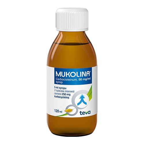 Zdjęcie produktu - 0 Mukolina syrop 0,05 g/ml, 120 ml