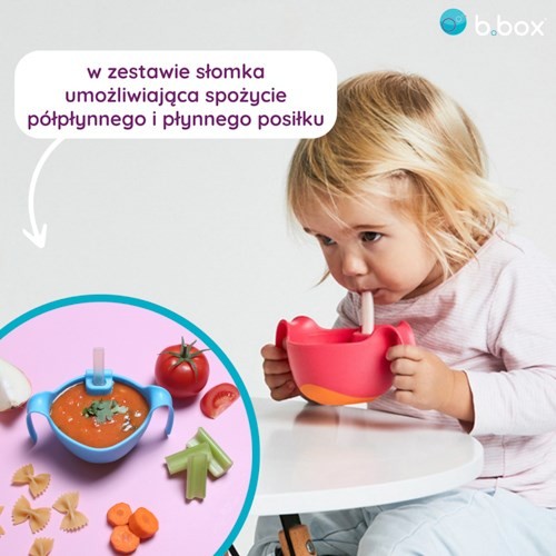 Zdjęcie produktu - 3 B.BOX Kubek niewysypek 3w1 Gelato Boysenberry