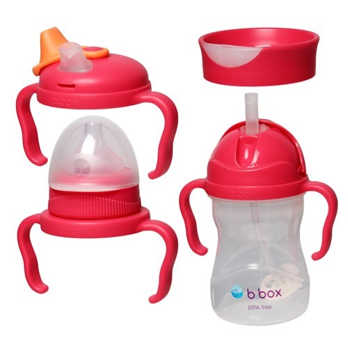 Miniaturka artykułu - #0 B.BOX Kubek 4w1 - malinowy, 240ml