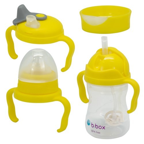 Miniaturka artykułu - #1 B.BOX Kubek 4w1 - cytrynowy, 240ml
