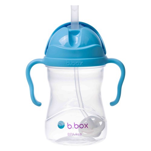 Miniaturka artykułu - #0 B.BOX Bidon ze słomką bor&oacute;wkowy, 240ml