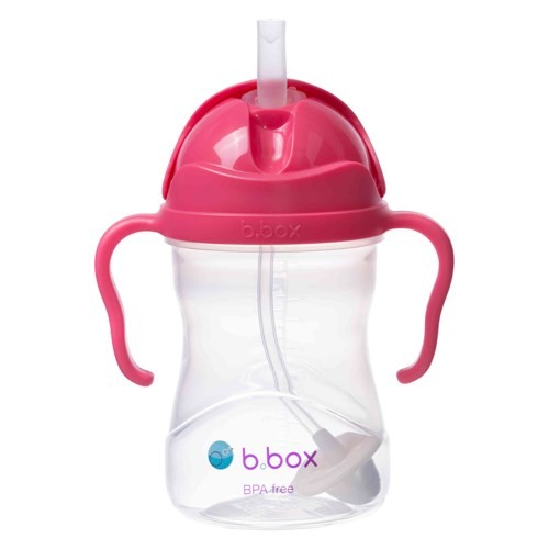 Zdjęcie produktu - 2 B.BOX Bidon ze słomką malinowy, 240ml