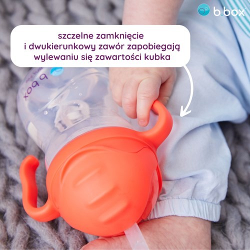 Miniaturka artykułu - #1 B.BOX Bidon ze słomką jabłkowy, 240ml