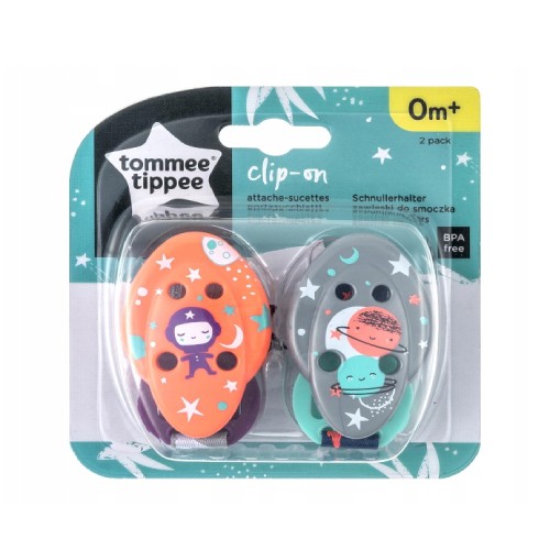 Miniaturka artykułu - #1 Tommee Tippee Zawieszka do smoczka, 2szt (mix)