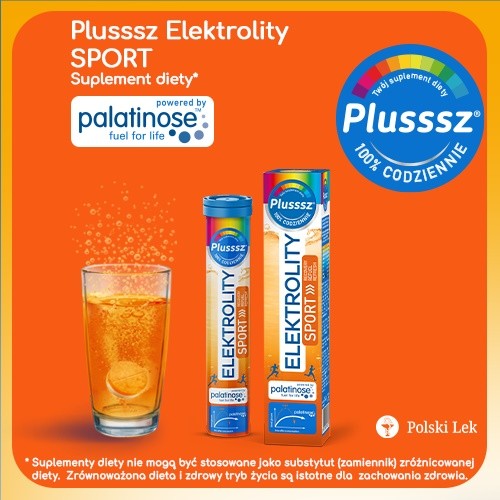 Miniaturka artykułu - #0 Plusssz Elektrolity Sport 100% complex, 24tabl.mus.