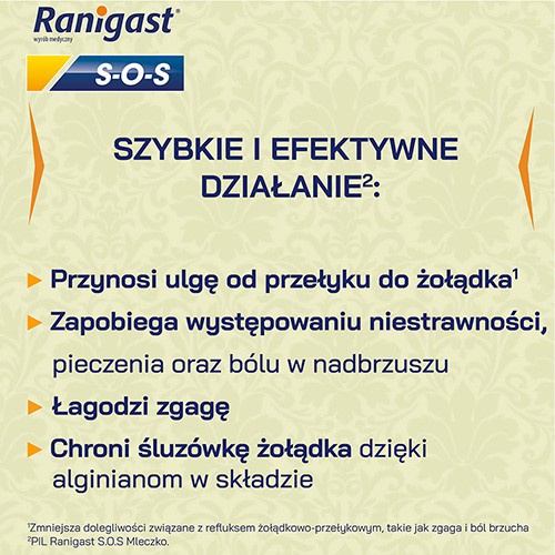 Miniaturka artykułu - #1 Ranigast S-O-S Mleczko, 200 ml