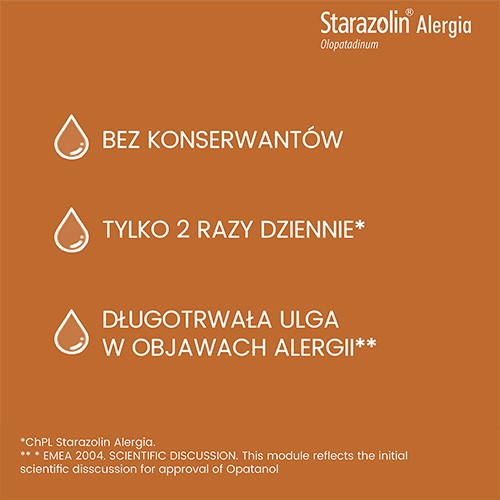 Miniaturka artykułu - #0 Starazolin Alergia krople do oczu, roztw&oacute;r, 1mg - 5ml
