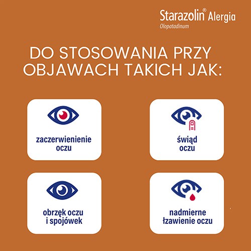 Miniaturka artykułu - #1 Starazolin Alergia krople do oczu, roztw&oacute;r, 1mg - 5ml