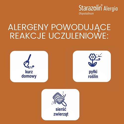 Zdjęcie produktu - 2 Starazolin Alergia krople do oczu, roztw&oacute;r, 1mg - 5ml