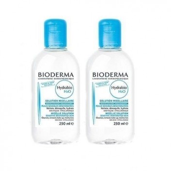Miniaturka artykułu - #0 Zestaw BIODERMA HYDRABIO H2O Płyn micelarny, 2 x 250 ml