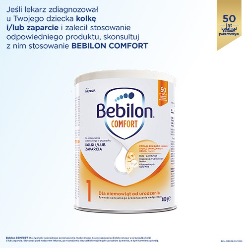 Miniaturka artykułu - #1 Bebilon COMFORT ProExpert 1 - 400 g x 12 opakowań