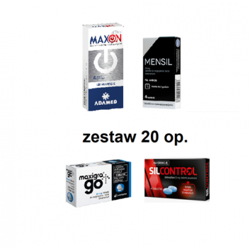 Zdjęcie produktu - 0 MaxOn Active x5 + Maxigra Go x5 + Silcontrol x5 + Mensil x5