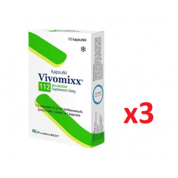Miniaturka artykułu - #0 Zestaw Vivomixx 112 mld, 3 x 10 kaps.