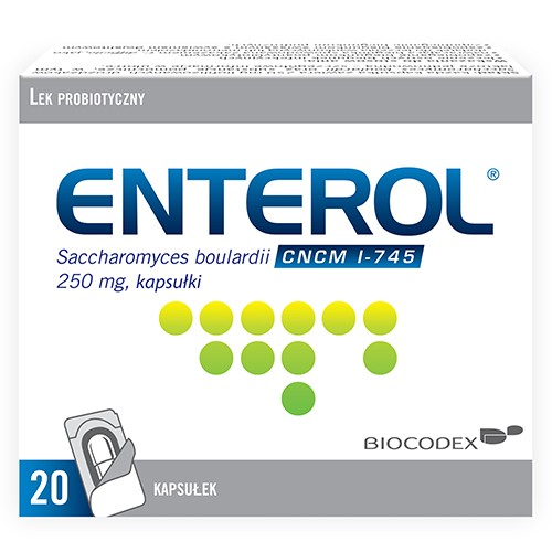 Miniaturka artykułu - #1 Zestaw Enterol 250mg, 3 x 20 kapsułek
