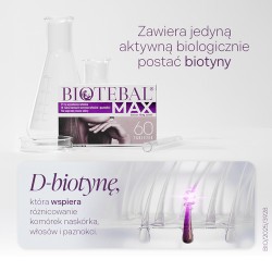 Zdjęcie produktu - #2 Biotebal Max 10mg, 60 tabletek