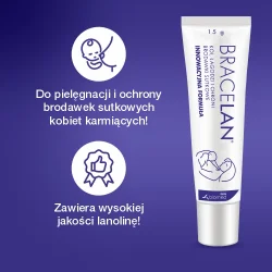 Miniaturka artykułu - #0 Bracelan Maść na brodawki sutkowe, 15 g