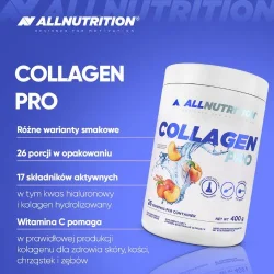 Miniaturka artykułu - #1 ALLNUTRITION Collagen PRO Peach Flavour, 400g