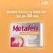 Zdjęcie produktu - #0 Metafen Dexketoprofen 25mg, 20tabl.- Na silne b&oacute;le stawowe