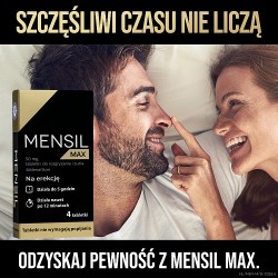 Zdjęcie produktu - #0 Mensil Max 50 mg, 4 tabletki do rozgryzania i żucia