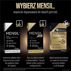 Zdjęcie produktu - #3 Mensil Max 50 mg, 4 tabletki do rozgryzania i żucia